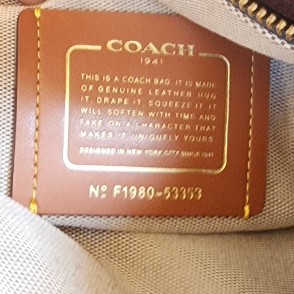 Coach Harmony Colorblock Hobo Handbag - Picture 10 of 16